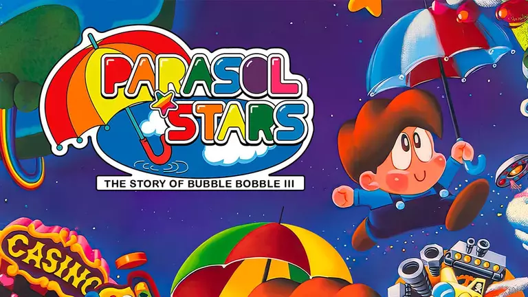 Parasol Stars: The Story of Bubble Bobble III game artwork