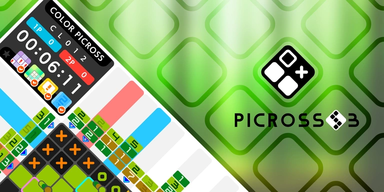 Picross S3 game art showing puzzle.