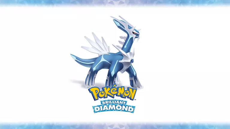Pokémon Brilliant Diamond artwork featuring Dialga