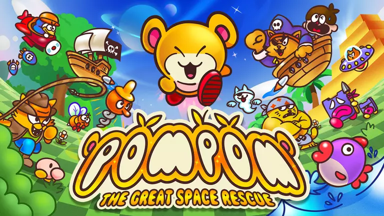 Pompom: The Great Space Rescue game cover artwork