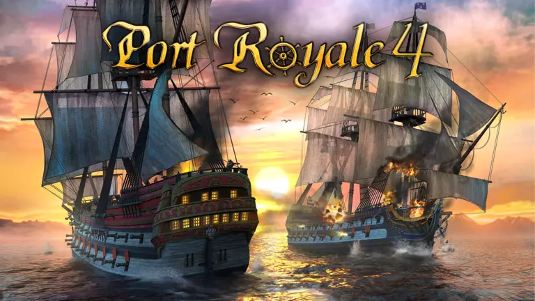 Port Royale 4 artwork featuring ships in combat