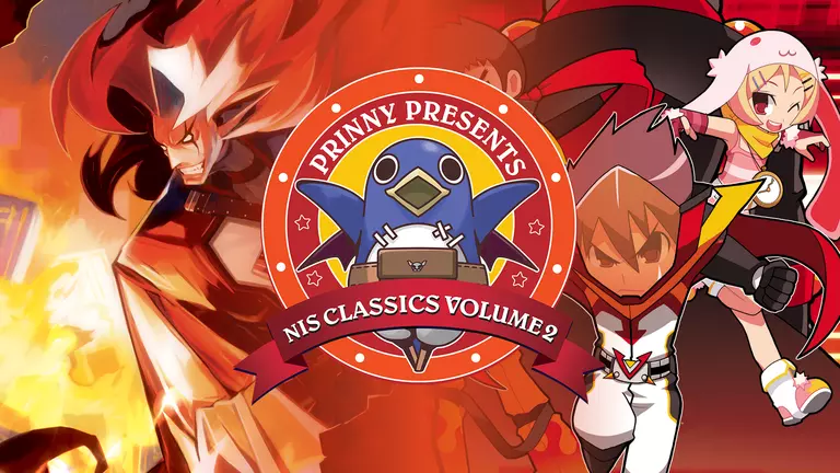 Prinny Presents NIS Classics Volume 2 game artwork with logo