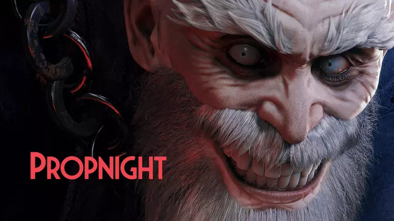 Propnight game art showing evil character.