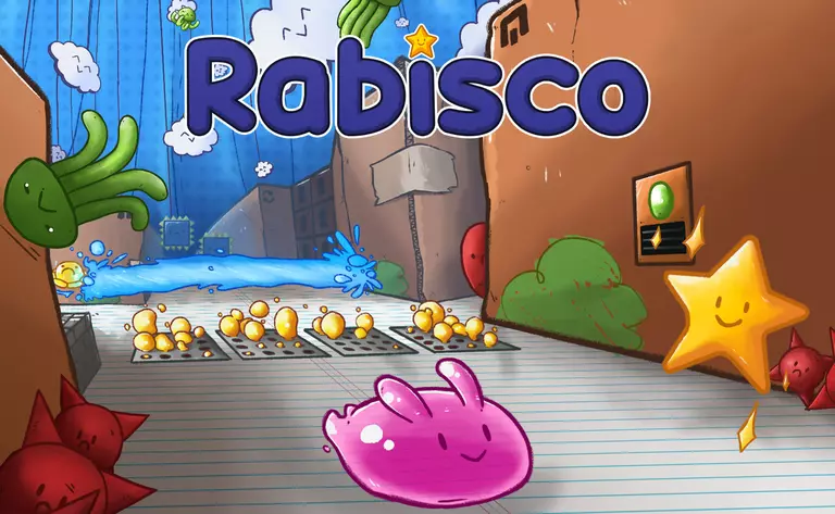Rabisco game art showing characters.