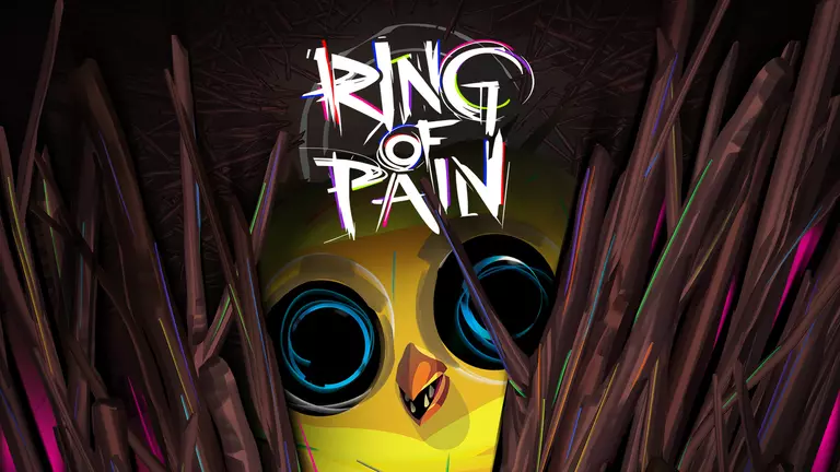 Ring of Pain game art showing character at the entrance to the ring of pain.