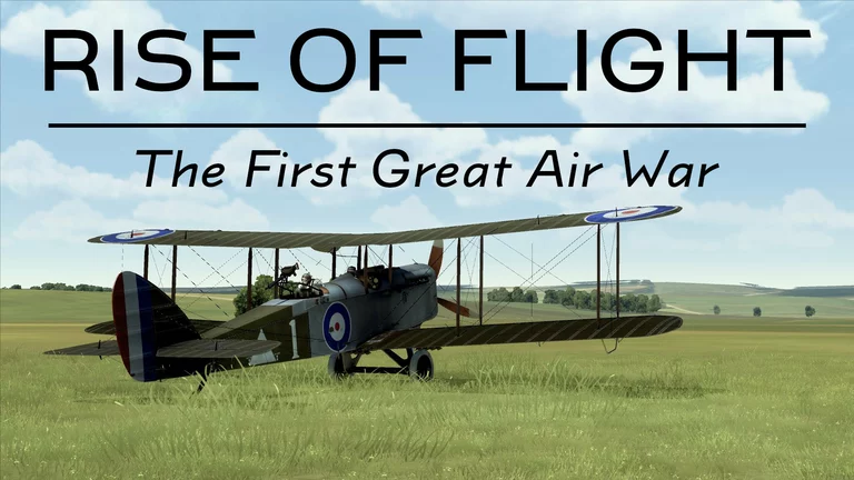 Rise of Flight: The First Great Air War game screenshot with logo