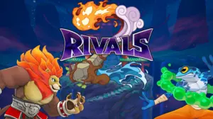 Rivals of Aether 2 artwork featuring Zetterburn and Ranno