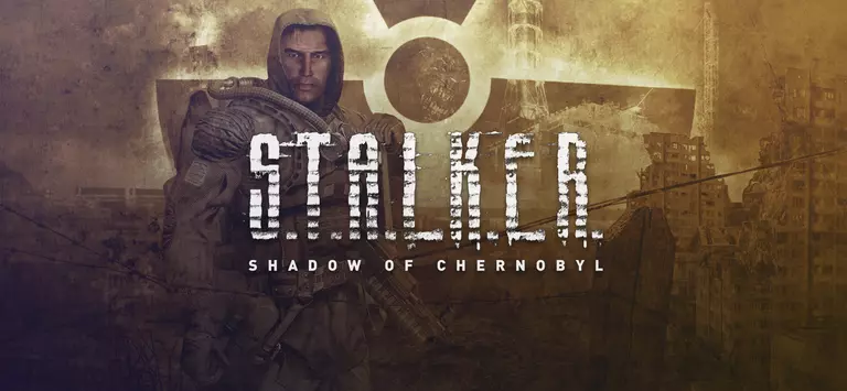 S.T.A.L.K.E.R.: Shadow of Chernobyl showing character with the city in the background.
