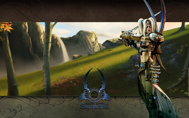 Sacred 2: Fallen Angel game artwork featuring a Seraphim class character