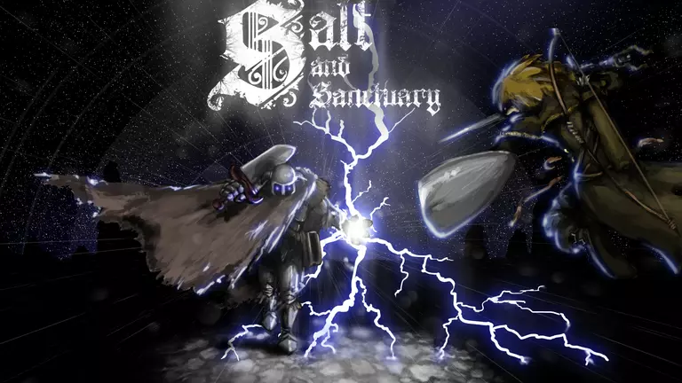 Salt and Sanctuary game art showing characters in combat wearing armor.