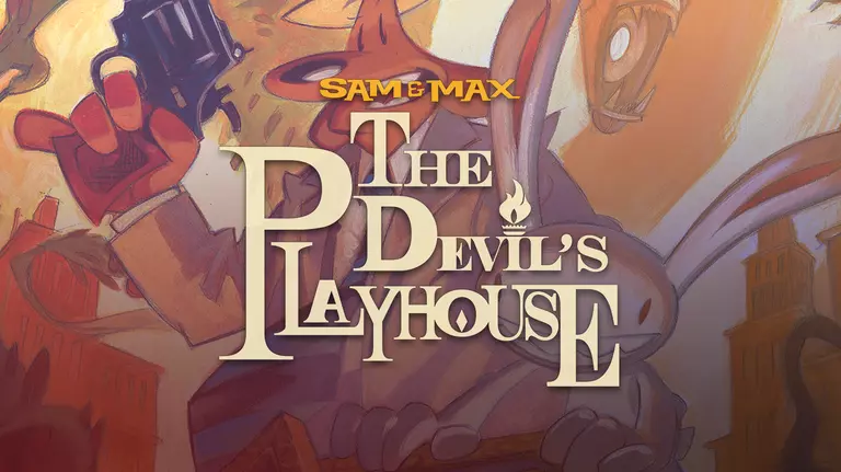 Sam & Max: The Devil's Playhouse artwork with logo