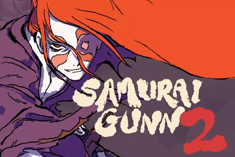 Samurai Gunn 2 game artwork featuring the character Ghost