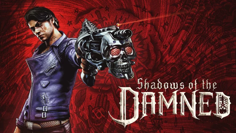 Shadows of the Damned game cover artwork featuring Garcia Hotspur