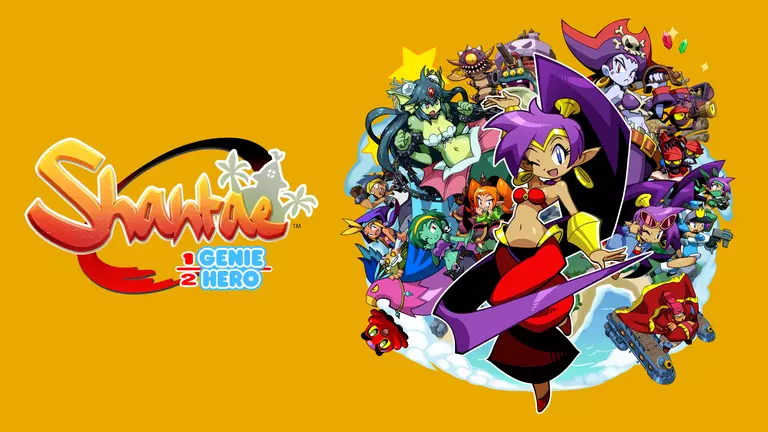 Shantae: Half-Genie Hero game art showing characters.