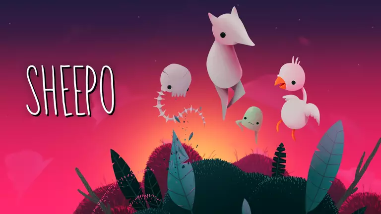 Sheepo game art showing characters.