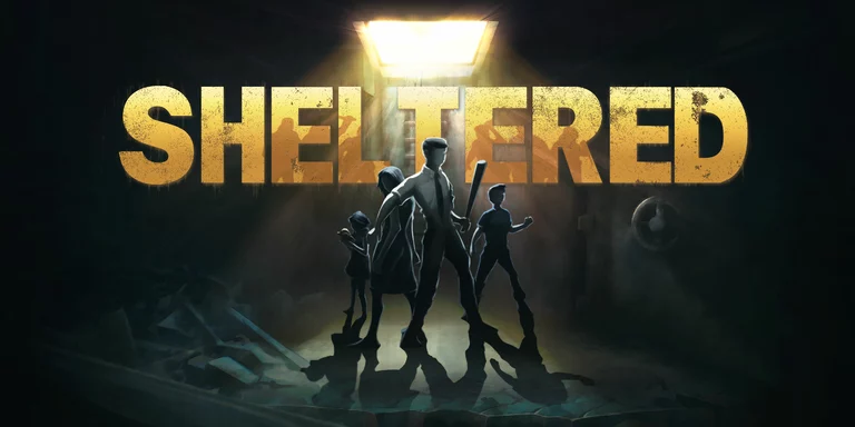 Sheltered game art showing characters ready to fight.
