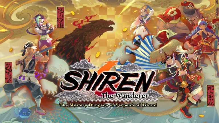 Shiren the Wanderer: The Mystery Dungeon of Serpentcoil Island game cover artwork