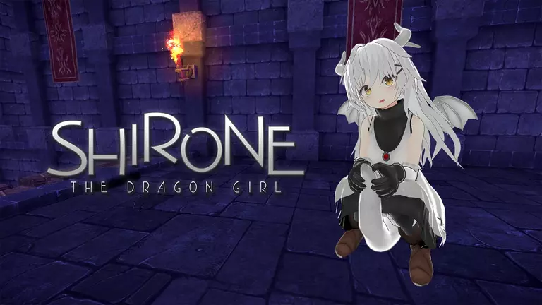 Shirone: The Dragon Girl cover featuring the game's title character