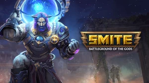 Smite game artwork featuring the Greek god Atlas