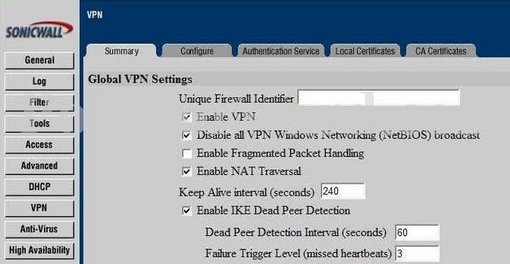 dns server sonicwall port forwarding wizard