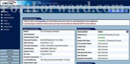 sonicwall guide to port forwarding wizard