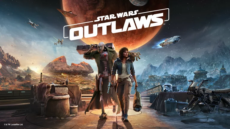 Star Wars Outlaws game cover artwork