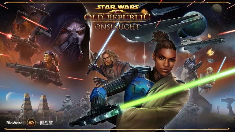 Artwork for the Star Wars: The Old Republic Onslaught expansion