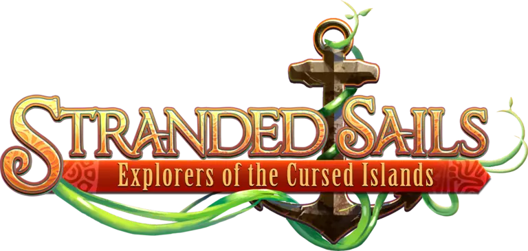 stranded sails explorers of the cursed islands logo