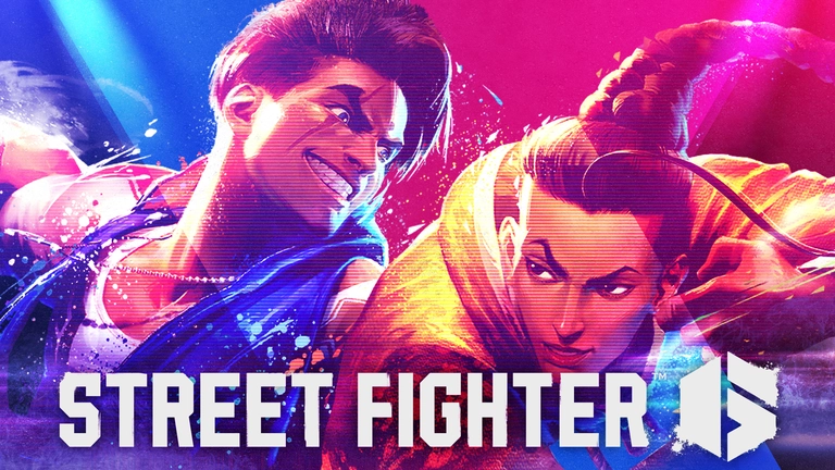 Street Fighter 6 cover artwork featuring the fighters Luke and Jamie
