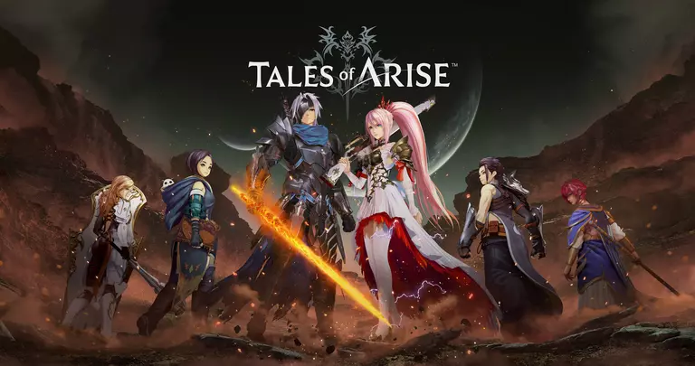 Tales of Arise characters holding their weapons.