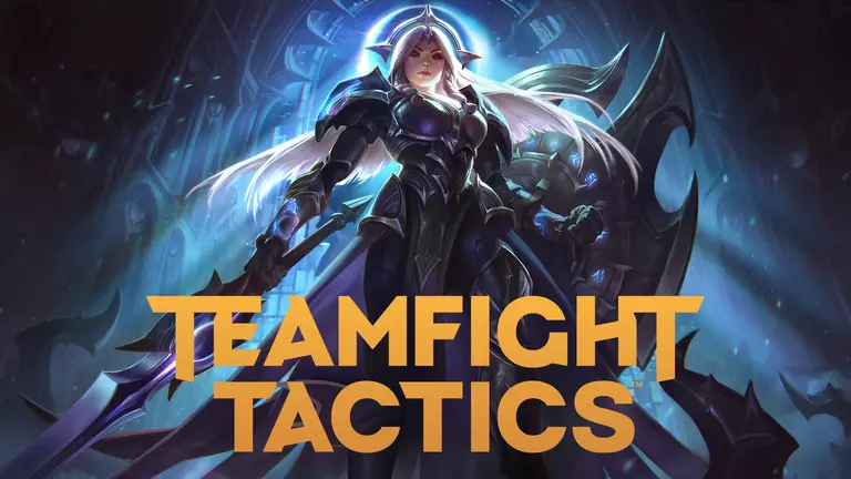 Teamfight Tactics game artwork featuring the champion Leona