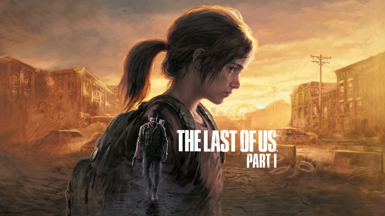 The Last of Us Part I cover artwork featuring Ellie and Joel