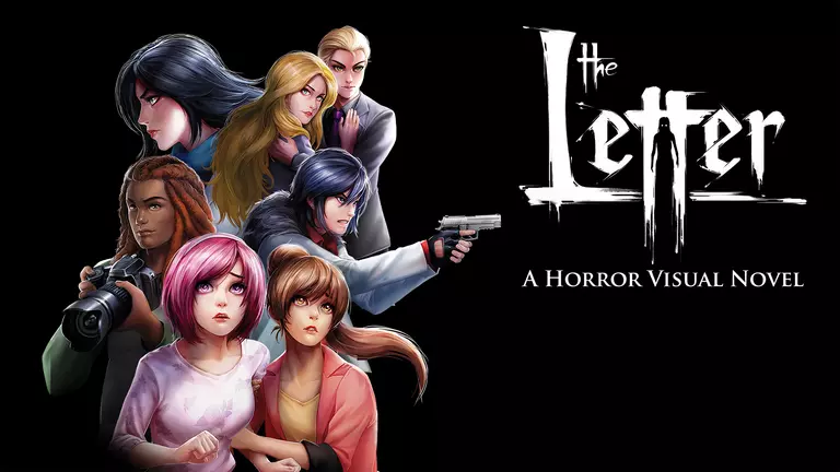 The Letter: A Horror Visual Novel artwork featuring a cast of characters