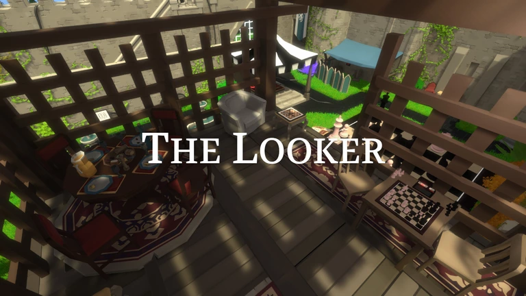 The Looker game screenshot with logo