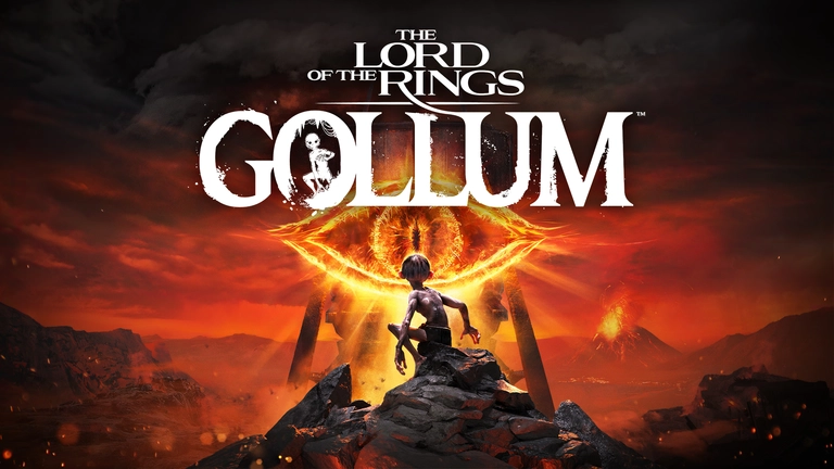 The Lord of the Rings: Gollum game artwork featuring Gollum and the Eye of Sauron