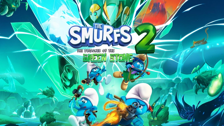 The Smurfs 2: The Prisoner of the Green Stone game cover artwork