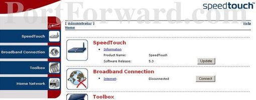 Thomson-Alcatel Speedtouch780v6 Screenshot 2
