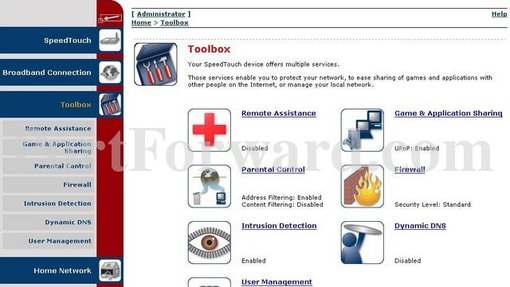 Thomson-Alcatel Speedtouch780v6 Screenshot 3