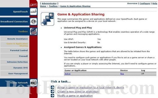 Thomson-Alcatel Speedtouch780v6 Screenshot 4