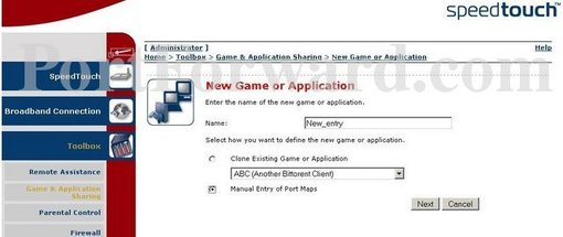 Thomson-Alcatel Speedtouch780v6 Screenshot 5