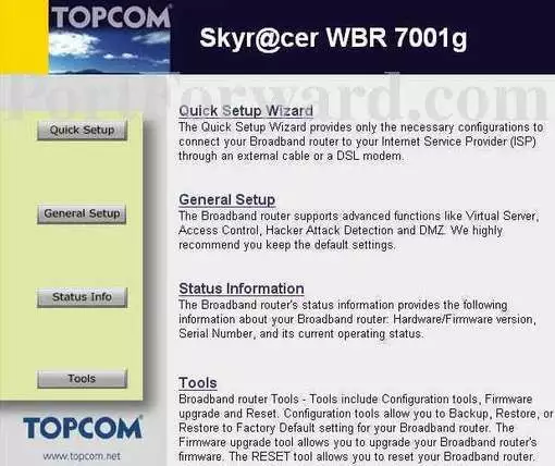 Topcom WBR-7001g