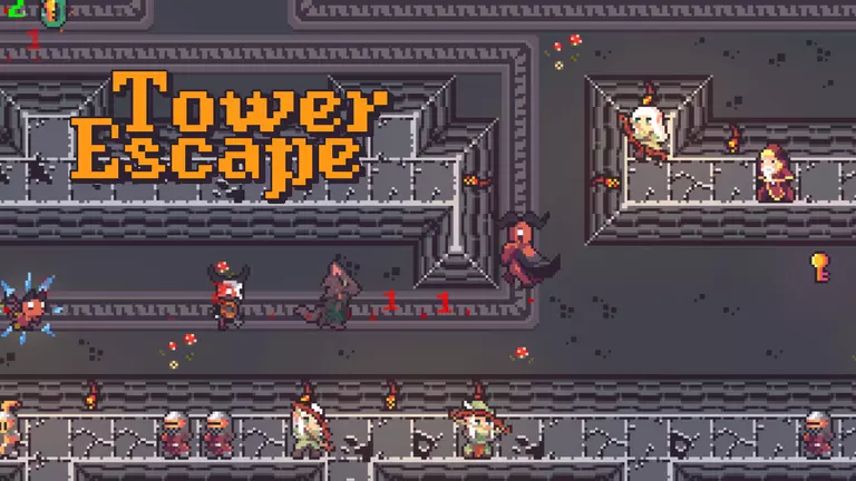 Tower Escape screenshot with logo