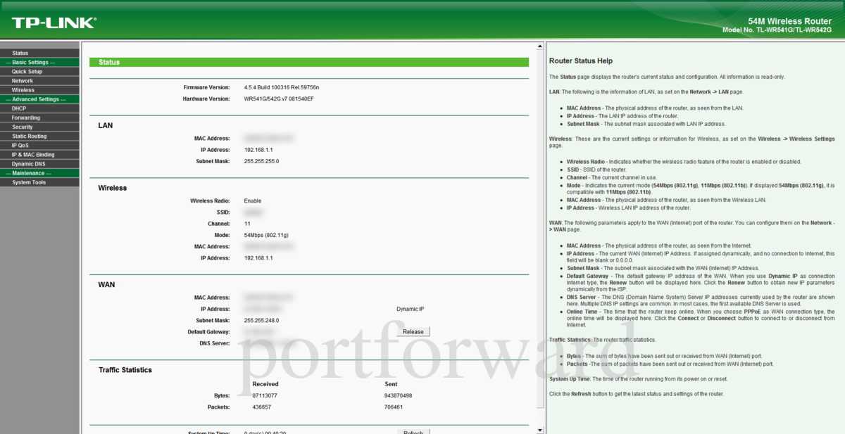 Настройка роутера tp link wr541g