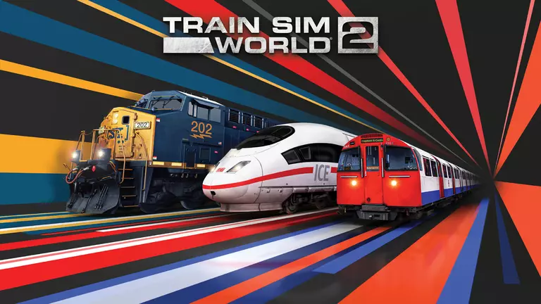 Train Sim World 2 trains moving in a tunnel.