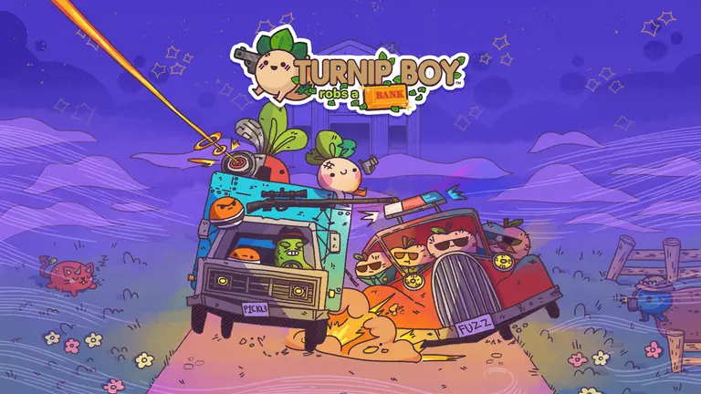 Turnip Boy Robs a Bank game cover artwork