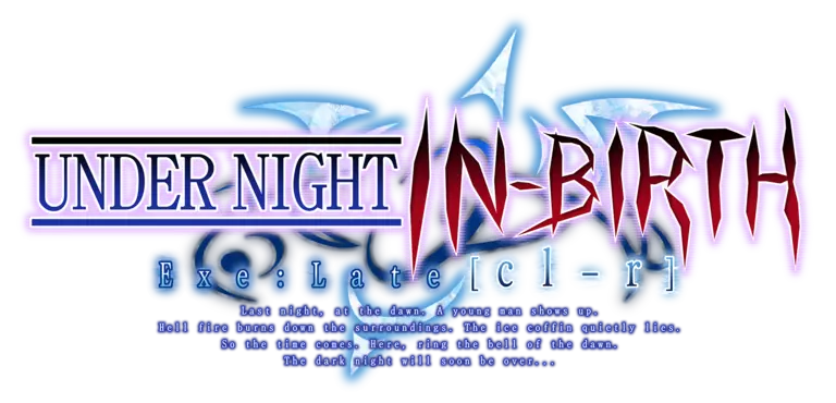 under night in birth exe late cl r logo