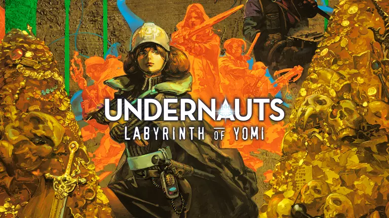 Undernauts: Labyrinth of Yomi game art showing characters with weapons.