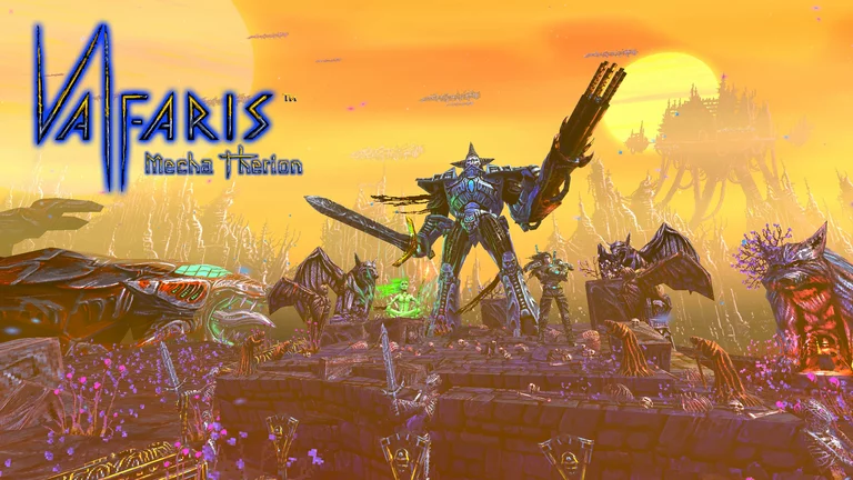 Valfaris: Mecha Therion game cover artwork
