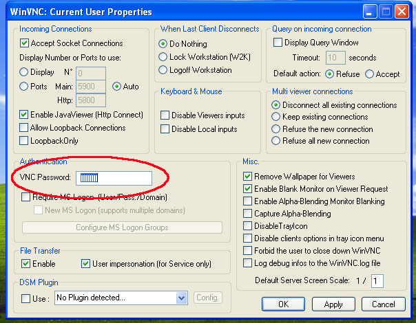 ultravnc server silent install