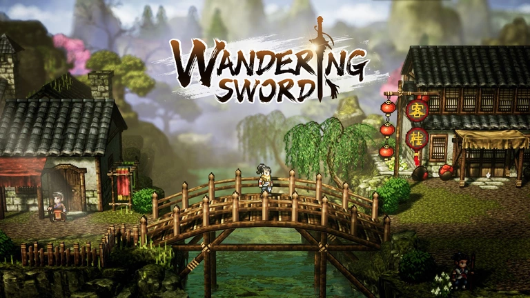 Wandering Sword game screenshot with logo
